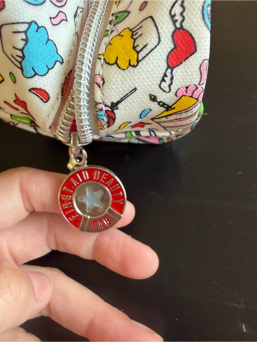 First Aid Beauty 10th Anniversary Cosmetics Bag - Picture 3 of 9